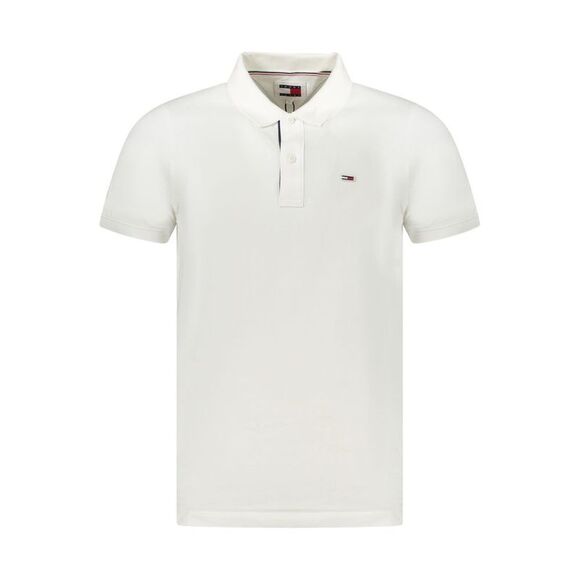 Tommy Hilfiger White Cotton Men's Polo Men's Shirt